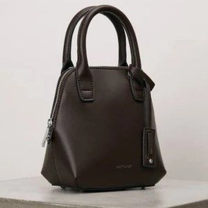 Matt & Nat Mini Black Satchel Bag.